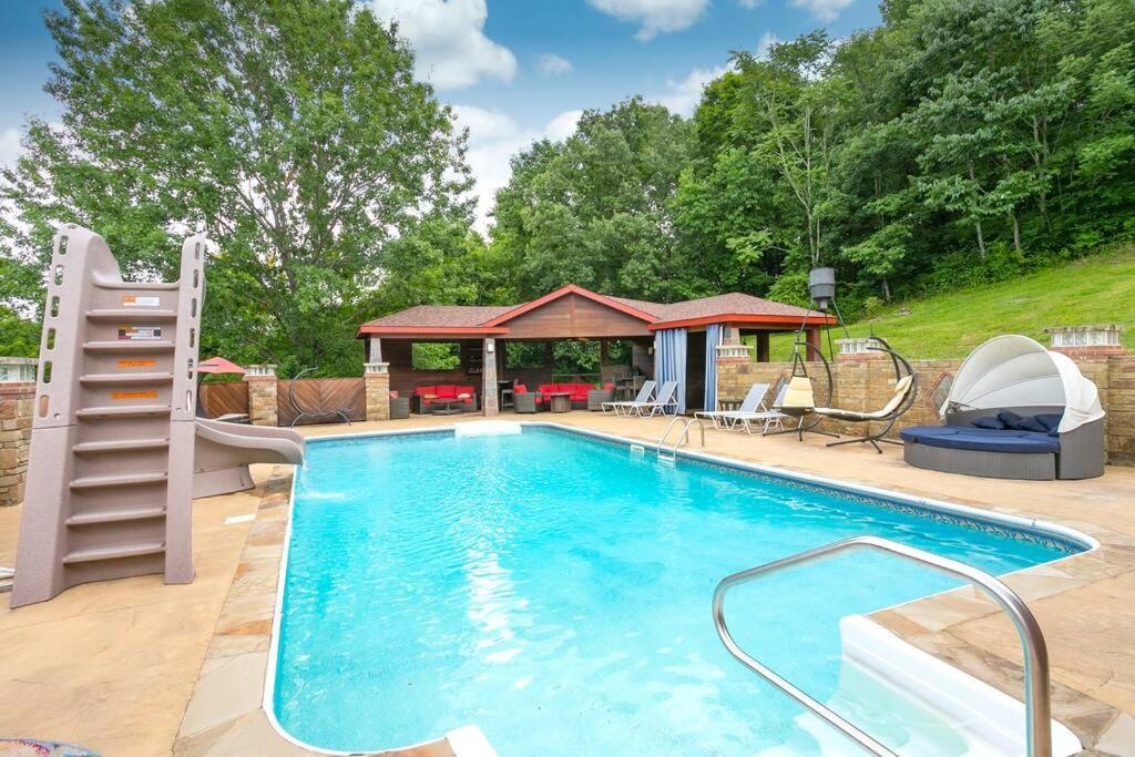 Villa NEW Outdoor Oasis Pool, Hot Tub, Firepl, 6 bedr Franklin Exterior foto