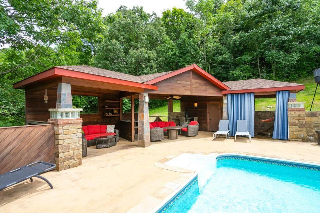 Villa NEW Outdoor Oasis Pool, Hot Tub, Firepl, 6 bedr Franklin Exterior foto